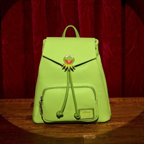 Kermit The Frog Drawstring Mini Backpack - DISNEY LOUNGEFLY The Muppets