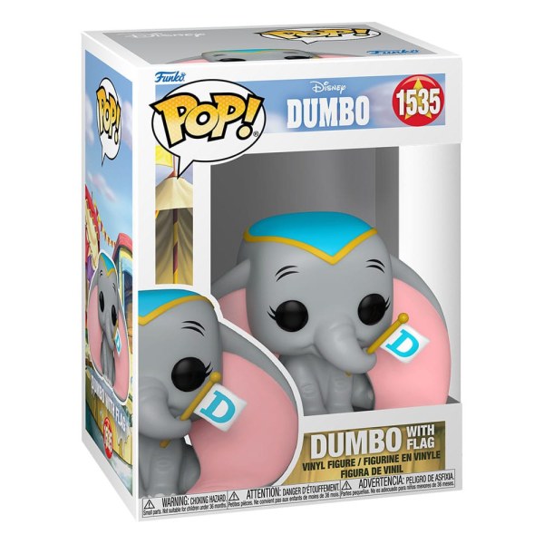 FUNKO POP! 1535 Dumbo with flag - Disney Dumbo