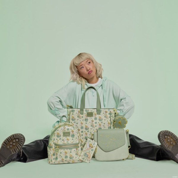 Leaf Clover Tote Bag With Coin Bag - DISNEY LOUNGEFLY Tinkerbell 4