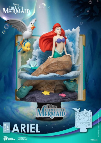 Disney diorama PVC D-Stage Story Book Series Ariel 15 cm