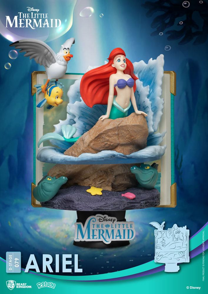Disney diorama PVC D-Stage Story Book Series Ariel 15 cm