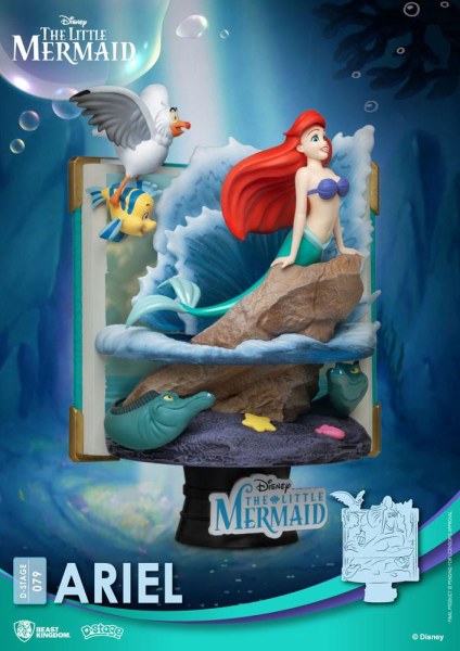 Disney diorama PVC D-Stage Story Book Series Ariel 15 cm