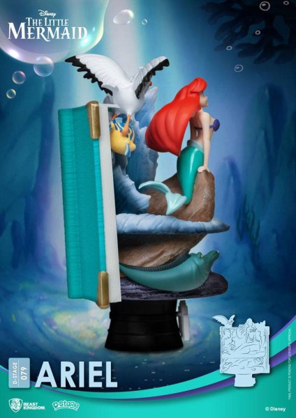 Disney diorama PVC D-Stage Story Book Series Ariel 15 cm