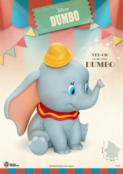 Disney piggy bank Funktional Figure Dumbo 34 cm