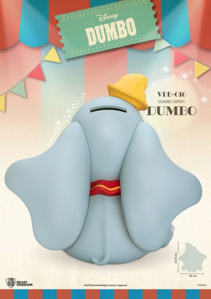 Disney piggy bank Funktional Figure Dumbo 34 cm
