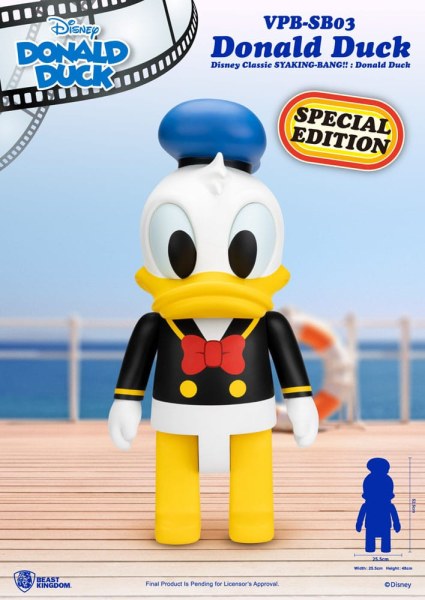 Disney Syaking Bang Mickey and Friends Donald Duck Vinyl Piggy Bank 53 cm