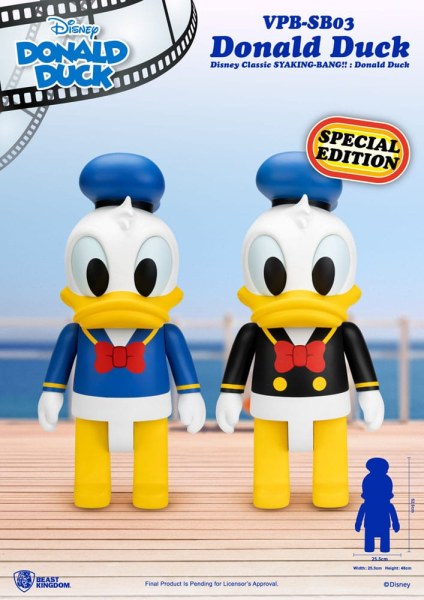 Disney Syaking Bang Mickey and Friends Donald Duck Vinyl Piggy Bank 53 cm