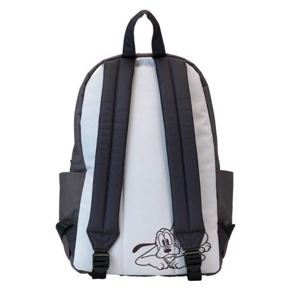 Mickey & Friends Canvas Nylon Full-Size Backpack - DISNEY LOUNGEFLY