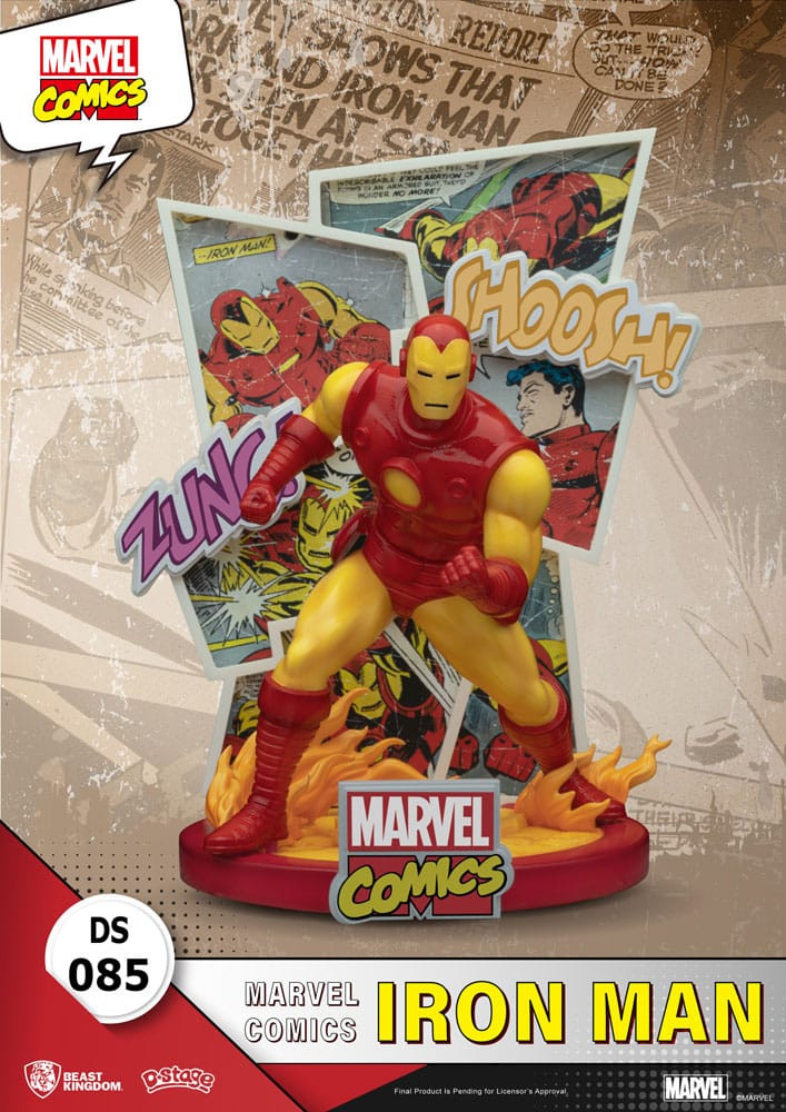Marvel Comics PVC diorama D-Stage Iron Man 16 cm