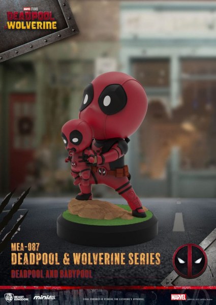Deadpool 3 figures Deadpool & Wolverine Series Mini Egg Attack Set 8 cm
