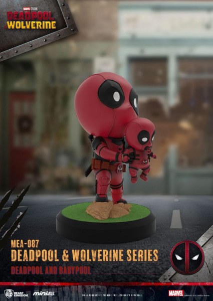 Deadpool 3 figures Deadpool & Wolverine Series Mini Egg Attack Set 8 cm
