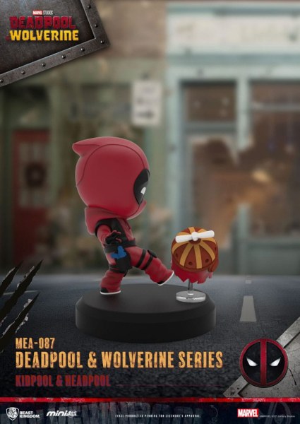 Deadpool 3 figures Deadpool & Wolverine Series Mini Egg Attack Set 8 cm
