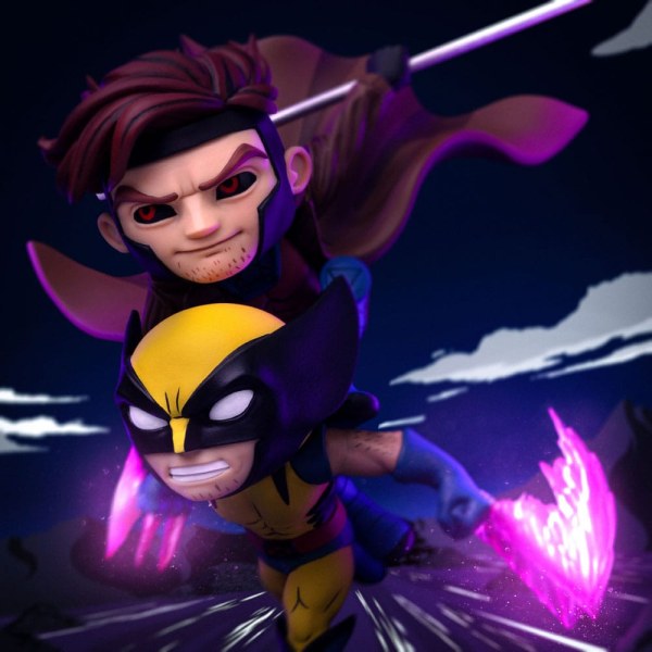 X-Men 97 Mini Co. PVC figure Gambit and Wolverine 23 cm