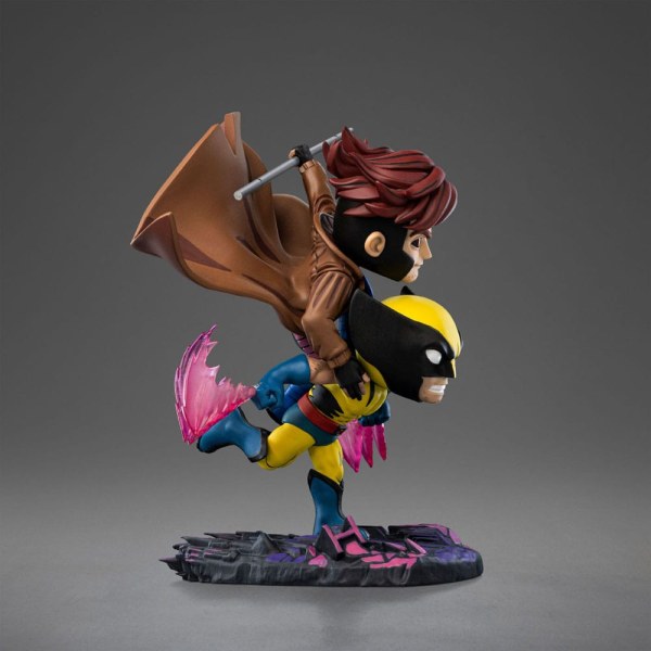 X-Men 97 Mini Co. PVC figure Gambit and Wolverine 23 cm
