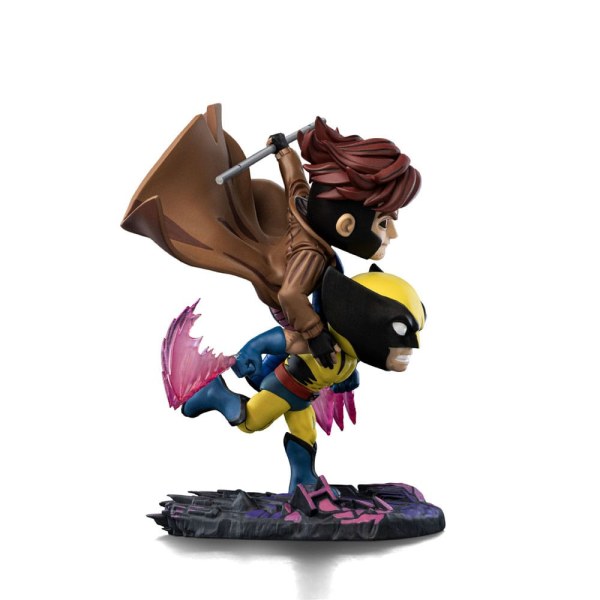 X-Men 97 Mini Co. PVC figure Gambit and Wolverine 23 cm
