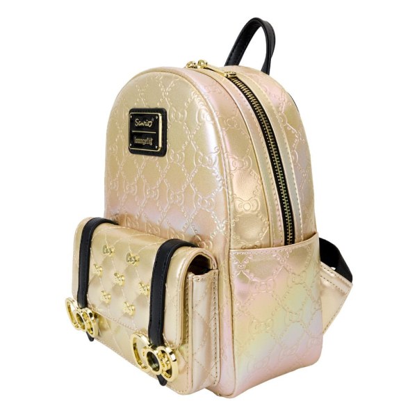 Hello Kitty 50th Anniversary by Loungefly backpack Mini Metallic Gold