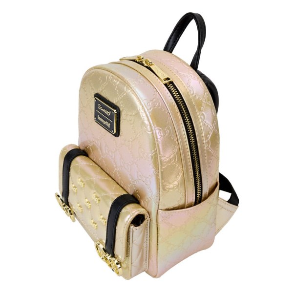 Hello Kitty 50th Anniversary by Loungefly backpack Mini Metallic Gold