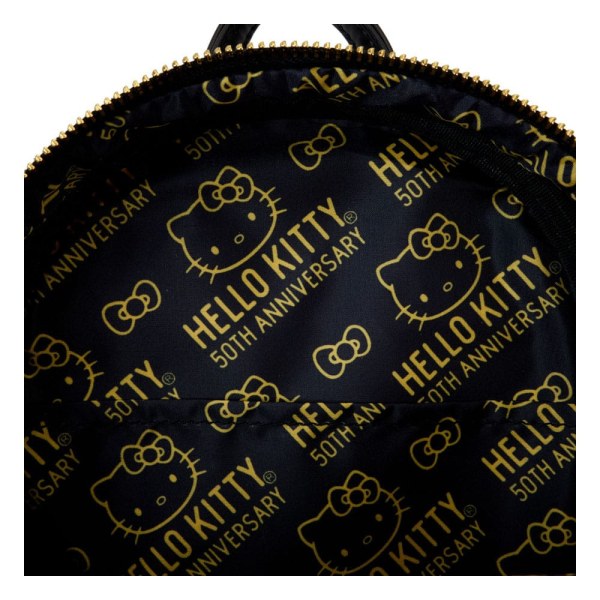Hello Kitty 50th Anniversary by Loungefly backpack Mini Metallic Gold
