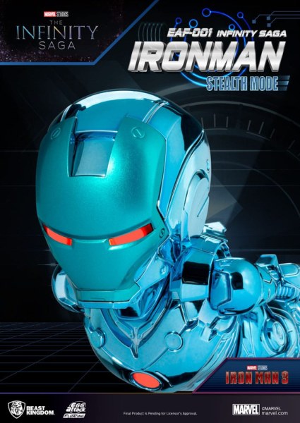 Marvel figurine Egg Attack Floating The Infinity Saga Ironman Stealth Fashion 16 cm