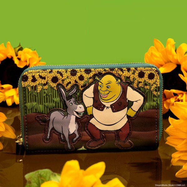 Dreamworks by Loungefly Shrek & Donkey Sunflower Field Coin Purse