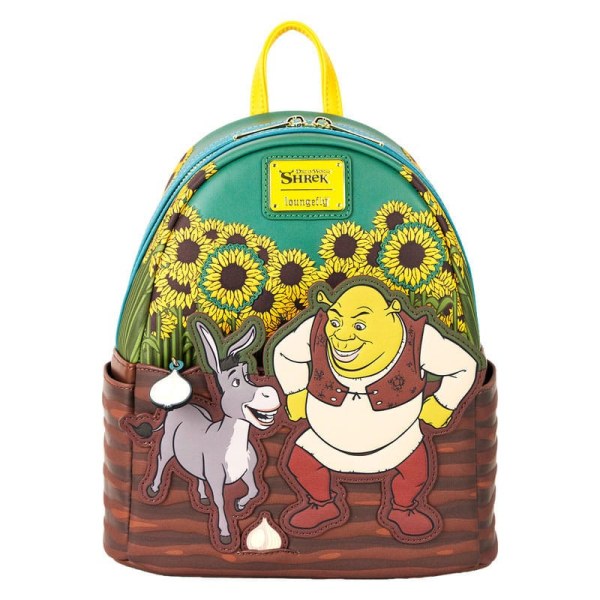 Dreamworks by Loungefly Shrek & Donkey Sunflower Field Mini Backpack