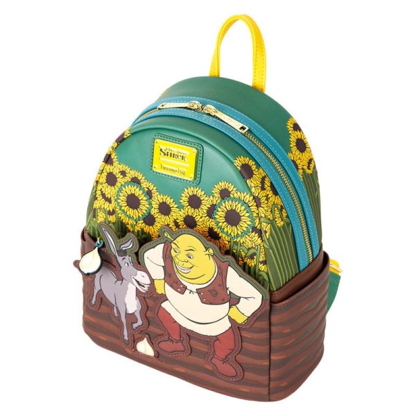 Dreamworks by Loungefly Shrek & Donkey Sunflower Field Mini Backpack