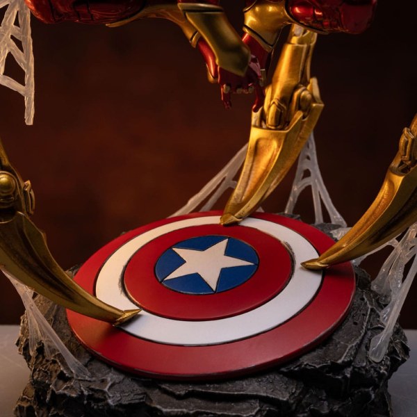 Marvel statuette Deluxe Art Scale 1/10 Spider-man Iron Armor Comics (CCXP Exclusive 2024) 24 cm