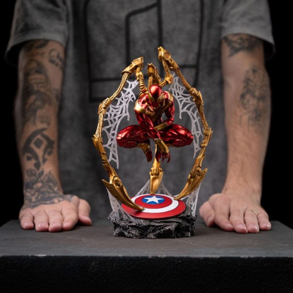 Marvel statuette Deluxe Art Scale 1/10 Spider-man Iron Armor Comics (CCXP Exclusive 2024) 24 cm