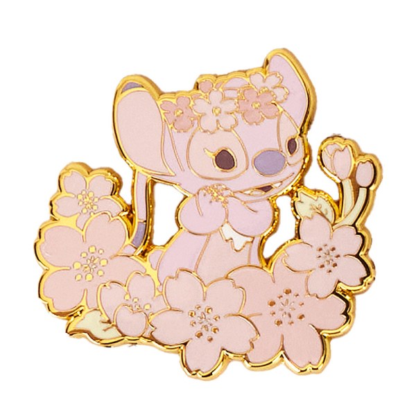 Stitch & Angel Cherry Blossom Mystery Box Pin - DISNEY LOUNGEFLY