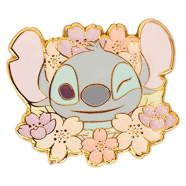 Stitch & Angel Cherry Blossom Mystery Box Pin - DISNEY LOUNGEFLY