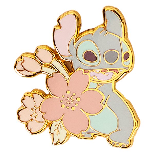 Stitch & Angel Cherry Blossom Mystery Box Pin - DISNEY LOUNGEFLY