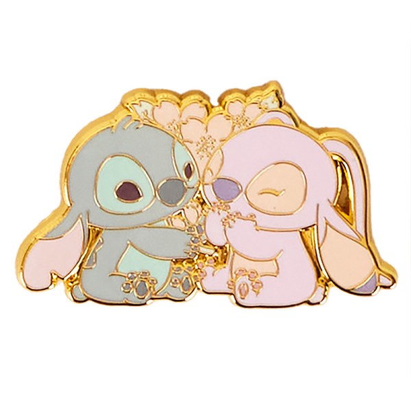 Stitch & Angel Cherry Blossom Mystery Box Pin - DISNEY LOUNGEFLY