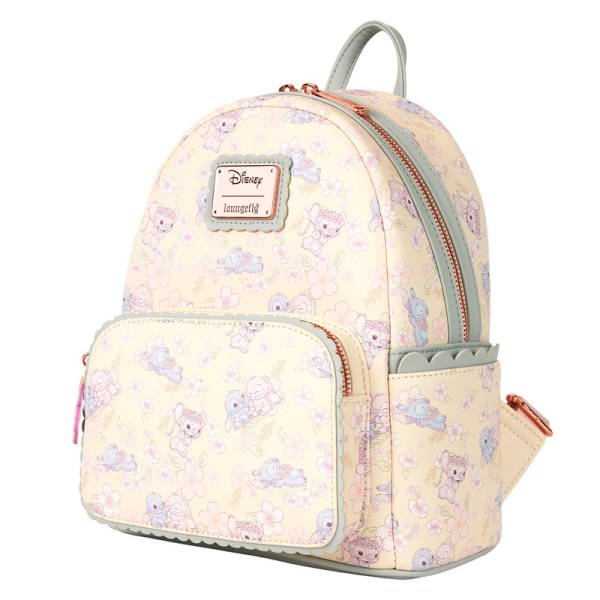 Stitch & Angel Cherry Blossom Mini Backpack - DISNEY LOUNGEFLY