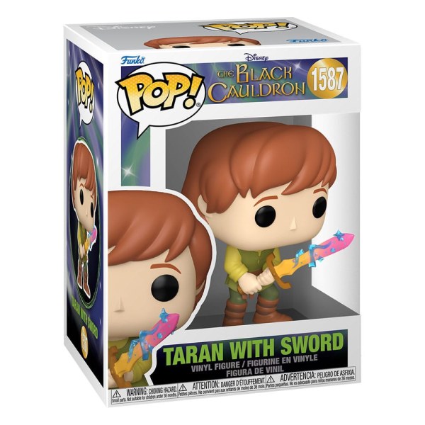 Taran and the Magic Cauldron POP! 1587 Disney Vinyl Figure Taran w/Sword 9 cm