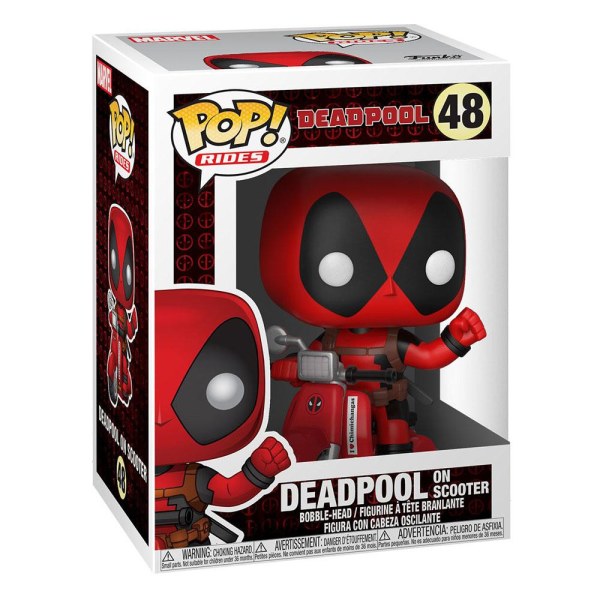 Deadpool POP! 48 Rides Vinyl figure Deadpool & Scooter 9 cm