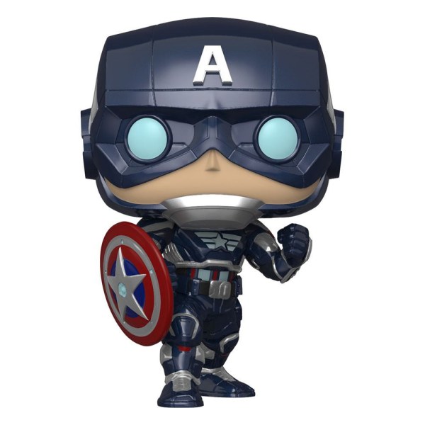 Marvel's Avengers (2020 video game) POP! 627 Marvel Vinyl Figure Captain America 9 cm