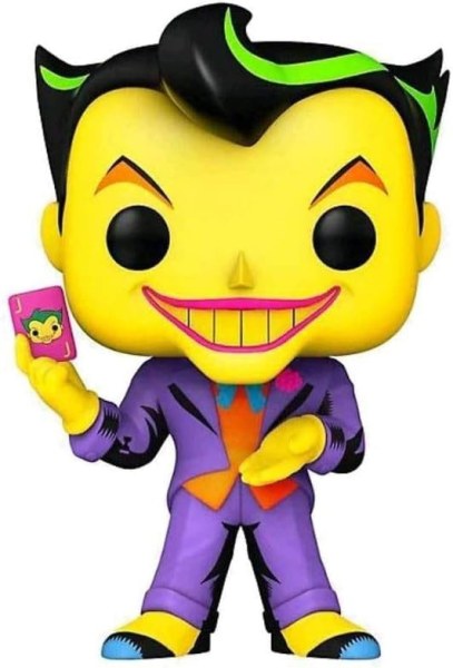 DC Comics POP! 370 Heroes Vinyl figurine Joker (Black Light) 9 cm