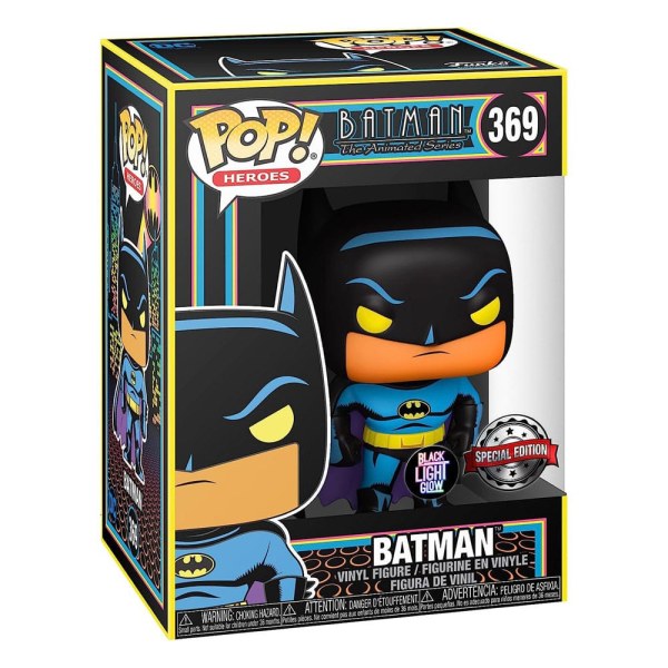 DC Comics Series POP! 369 Heroes Vinyl figure Batman(Black Light) 9 cm