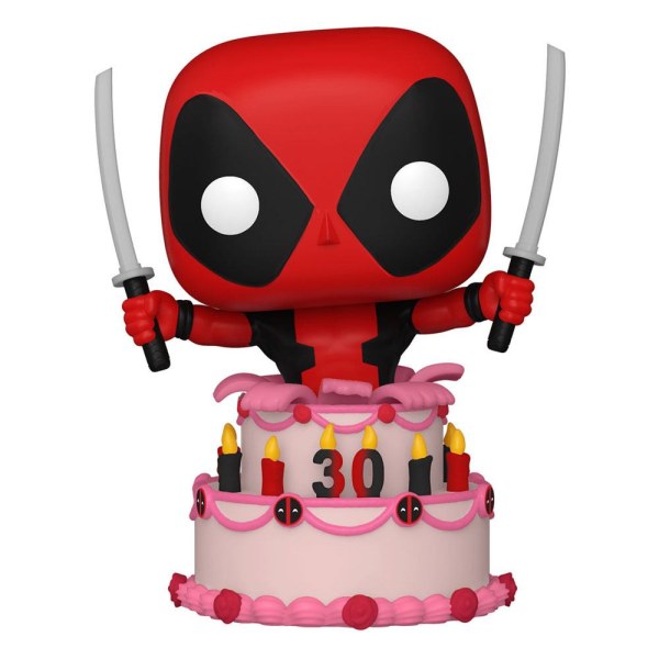 Marvel Deadpool 30th Anniversary POP! 776 Vinyl Deadpool in Cake 9 cm