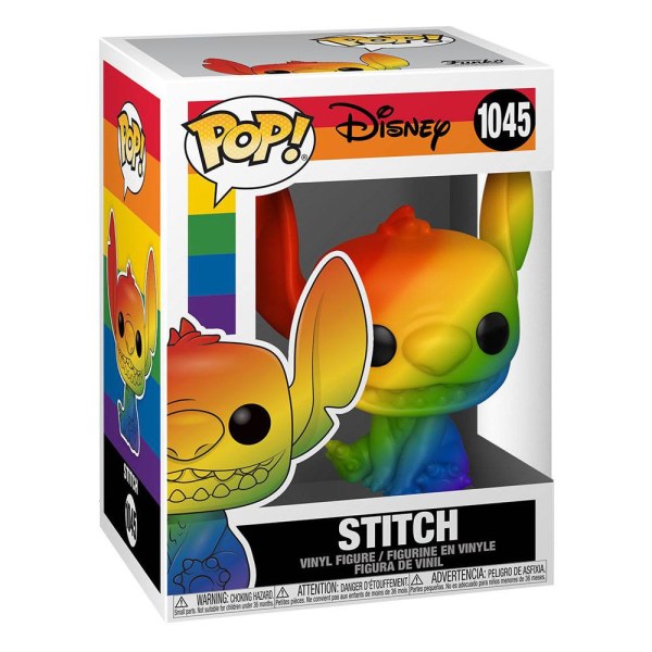 Lilo & Stitch POP! 1045 Pride Vinyl figure Stitch (RNBW) 9 cm