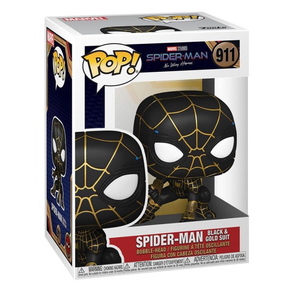Spider-Man: No Way Home POP! 911 Vinyl figurine Spider-Man (Black & Gold Suit) 9 cm