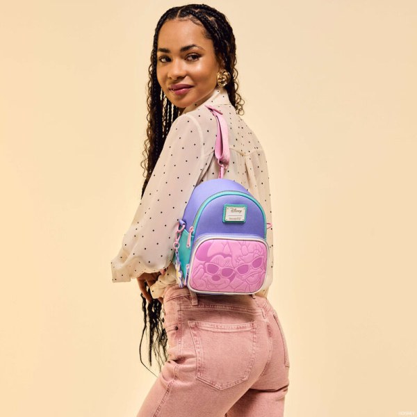 Daisy & Minnie convertible mini backpack & crossbody bag - DISNEY LOUNGEFLY Daisy 85th Anniversary
