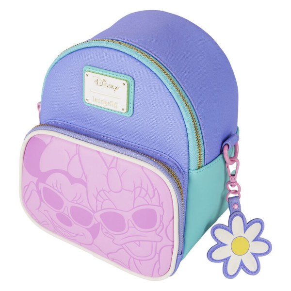 Daisy & Minnie convertible mini backpack & crossbody bag - DISNEY LOUNGEFLY Daisy 85th Anniversary