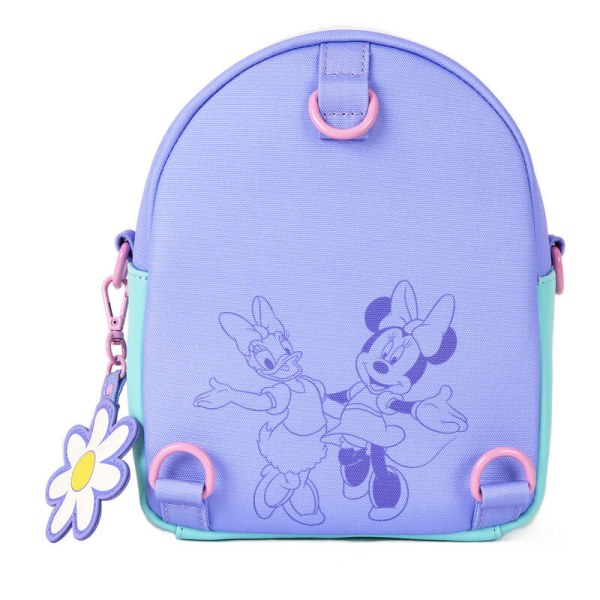 Daisy & Minnie convertible mini backpack & crossbody bag - DISNEY LOUNGEFLY Daisy 85th Anniversary