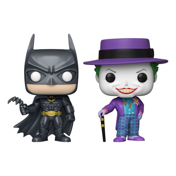 Batman (1989)pack 2 POP! Heroes Vinyl figures Batman & The Joker 9 cm