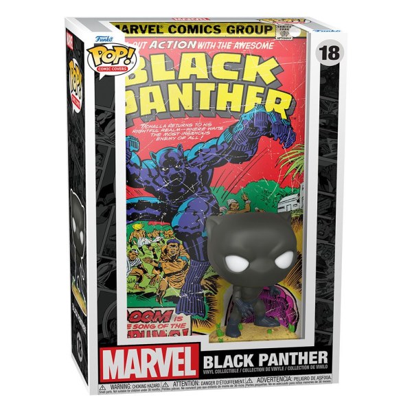 Marvel POP! 18 Comic Cover Vinyl Figure Black Panther 9 cm