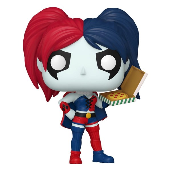 DC Comics: Harley Quinn Takeover POP! 452 Heroes Vinyl figure Harley with Pizza 9 cm