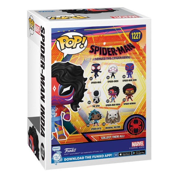 Spider-Man: Across the Spider-Verse POP! 1227 Movies Vinyl figurine Spider-Man India 9 cm