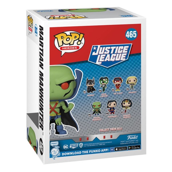 DC Comics POP! 465 Heroes Vinyl figurine JL Comic - Martian Manhunter 9 cm