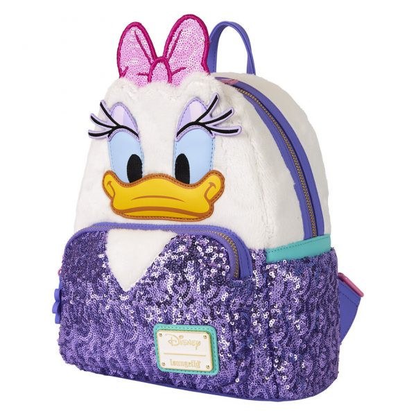 Daisy Plush mini backpack - DISNEY LOUNGEFLY Daisy 85th Anniversary